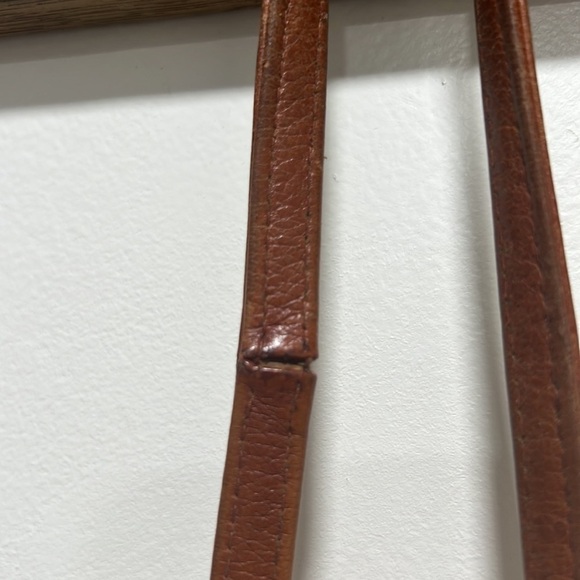 VINTAGE Ellen Tracy Linda Allard Shoulder Bag Woven Leather Snap Closure - Picture 8 of 12